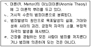 9급 국가직 공무원 교정학개론 2017년 1회 19번 문제 그림
