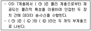 9급 국가직 공무원 네트워크보안 2016년 1회 1번 문제 그림