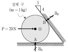 9급 국가직 공무원 응용역학개론 2019년 1회 18번 문제 그림