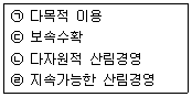 9급 국가직 공무원 임업경영 2008년 1회 11번 문제 그림