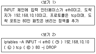 9급 국가직 공무원 정보시스템보안 2017년 1회 9번 문제 그림