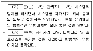 9급 국가직 공무원 정보시스템보안 2023년 1회 9번 문제 그림