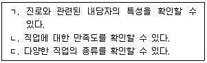 9급 국가직 공무원 직업상담심리학개론 2025년 1회 9번 문제 그림