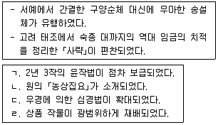 9급 국가직 공무원 한국사 2009년 1회 6번 문제 그림
