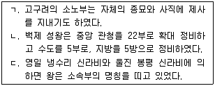 9급 국가직 공무원 한국사 2011년 1회 17번 문제 그림