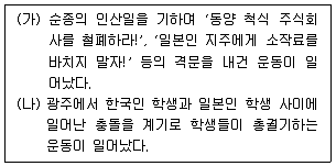 9급 국가직 공무원 한국사 2024년 1회 17번 문제 그림
