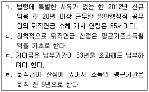9급 국가직 공무원 행정학개론 2013년 1회 17번 문제 그림