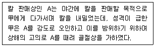 9급 국가직 공무원 형법총론 2024년 1회 19번 문제 그림