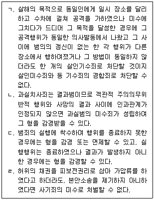 9급 국가직 공무원 형법총론 2025년 1회 19번 문제 그림