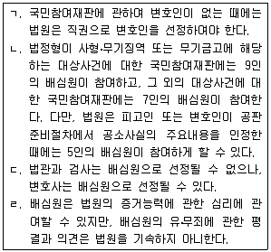 9급 국가직 공무원 형사소송법개론 2011년 1회 1번 문제 그림
