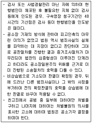 9급 국가직 공무원 형사소송법개론 2012년 1회 17번 문제 그림