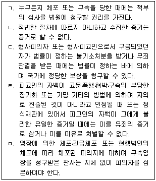 9급 국가직 공무원 형사소송법개론 2021년 1회 2번 문제 그림