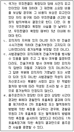 9급 국가직 공무원 형사소송법 2020년 1회 20번 문제 그림