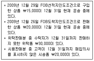 9급 국가직 공무원 회계원리 2009년 1회 9번 문제 그림