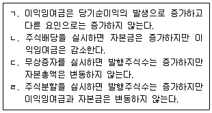 9급 국가직 공무원 회계원리 2014년 1회 2번 문제 그림