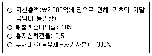 9급 국가직 공무원 회계원리 2014년 1회 5번 문제 그림