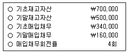 9급 국가직 공무원 회계원리 2017년 1회 10번 문제 그림