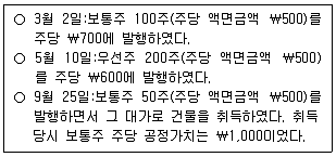 9급 국가직 공무원 회계원리 2017년 1회 7번 문제 그림