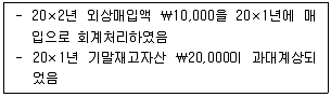 9급 국가직 공무원 회계원리 2023년 1회 19번 문제 그림