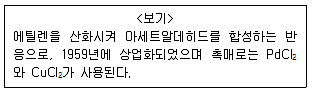 9급 지방직 공무원 서울시 공업화학 2019년 1회 1번 문제 그림