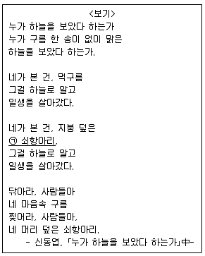 9급 지방직 공무원 서울시 국어 2019년 2회 19번 문제 그림
