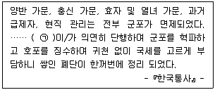 9급 지방직 공무원 서울시 한국사(유공자) 2023년 1회 20번 문제 그림