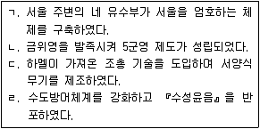 9급 지방직 공무원 서울시 한국사 2018년 2회 8번 문제 그림