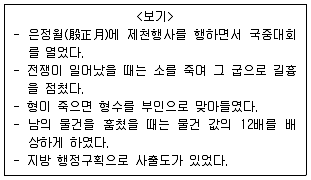 9급 지방직 공무원 서울시 한국사 2019년 1회 13번 문제 그림