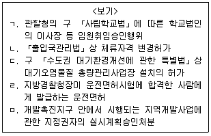 9급 지방직 공무원 서울시 행정법총론 2019년 2회 7번 문제 그림