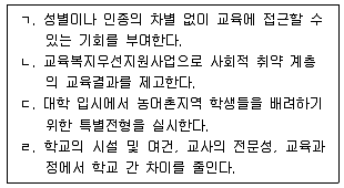 9급 지방직 공무원 교육학개론 2017년 1회 15번 문제 그림