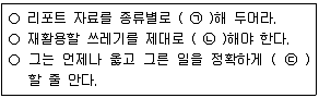 9급 지방직 공무원 국어 2015년 2회 3번 문제 그림