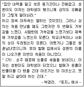 9급 지방직 공무원 국어 2021년 1회 9번 문제 그림