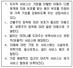 9급 지방직 공무원 사회복지학개론 2018년 1회 9번 문제 그림