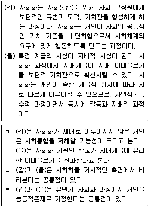 9급 지방직 공무원 사회 2014년 2회 6번 문제 그림