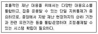 9급 지방직 공무원 재난관리론 2019년 1회 1번 문제 그림