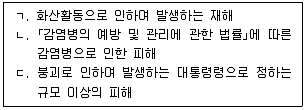 9급 지방직 공무원 재난관리론 2023년 1회 16번 문제 그림