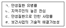 9급 지방직 공무원 지역사회간호학 2017년 2회 8번 문제 그림