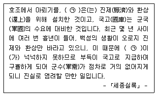 9급 지방직 공무원 한국사 2016년 1회 9번 문제 그림