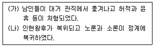 9급 지방직 공무원 한국사 2020년 1회 19번 문제 그림