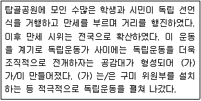 9급 지방직 공무원 한국사 2021년 1회 15번 문제 그림