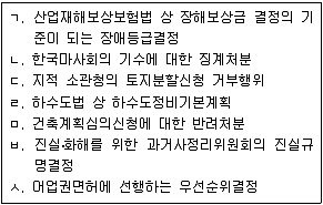 9급 지방직 공무원 행정법총론 2015년 2회 8번 문제 그림