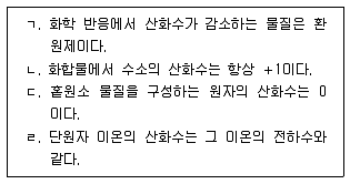 9급 지방직 공무원 화학 2015년 1회 7번 문제 그림