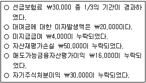 9급 지방직 공무원 회계학 2015년 1회 17번 문제 그림