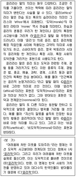 PSAT 언어논리 2013년 1회 2번 문제 그림