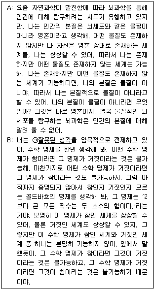 PSAT 언어논리 2016년 1회 17번 문제 그림