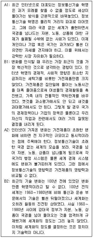 PSAT 언어논리 2017년 1회 14번 문제 그림