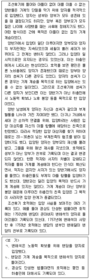 PSAT 언어논리 2017년 1회 25번 문제 그림