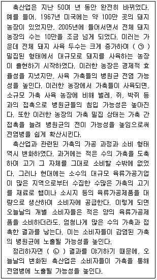 PSAT 언어논리 2020년 1회 5번 문제 그림