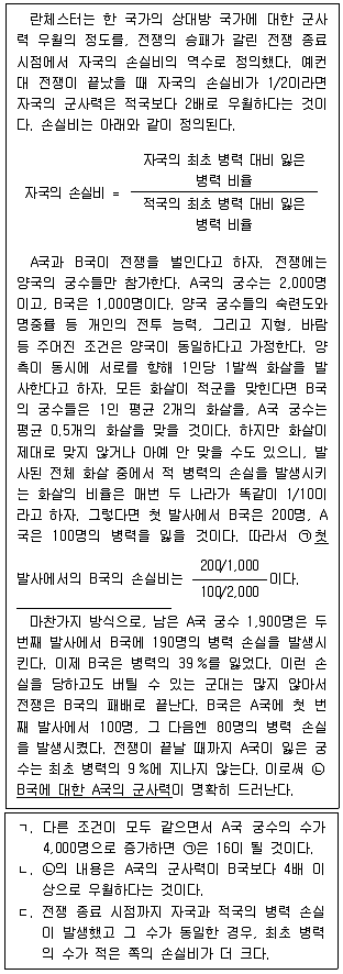 PSAT 언어논리 2020년 1회 9번 문제 그림