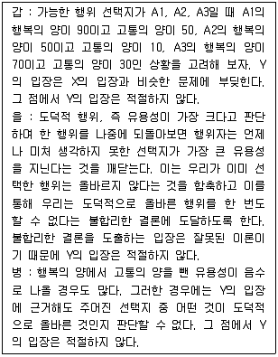 PSAT 언어논리 2021년 1회 20번 문제 그림